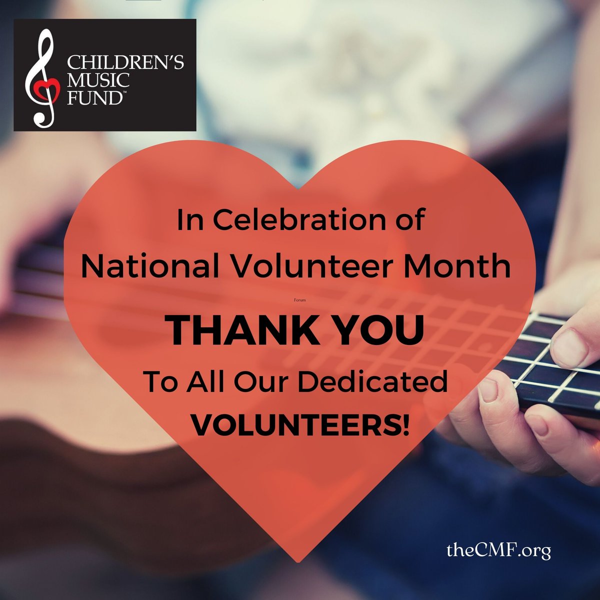 THANK YOU TO ALL OUR VOLUNTEERS! 

#thecmf #musictherapy #musictherapist #musicheals #volunteers #communityoutreach #nonprofit #volunteerappreciationweek #volunteerweek  #volunteerappreciation #nationalvolunteerweek  #thankyouvolunteerstoday #volunteer