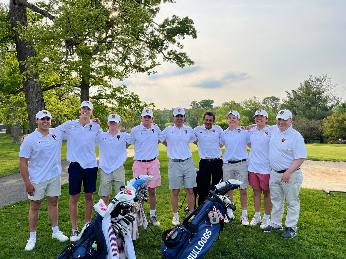 STASchoolDC's tweet photo. Congratulations to the golf team for claiming the first-ever IAC title for St. Albans in golf yesterday! Let’s go, Bulldogs! #GoDogsRollBeef https://t.co/ZXYQkPoJh4