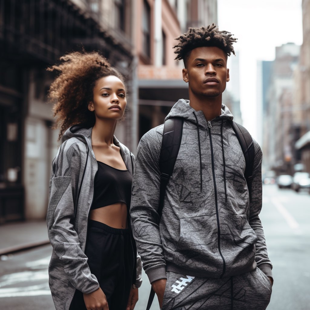 DrimChazor's tweet image. AI-Generated Athleisure Outfits: 
Comfort Meets Style! 

Check out these AI-crafted images featuring male and female models rocking the latest athleisure trends. 

#AIImageCreation #Athleisure #FashionTrends #aiphotography
