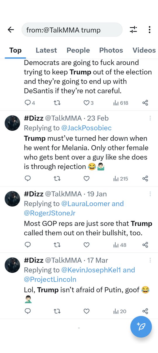 bigbabyp's tweet photo. @TalkMMA Try taking Trump's dick out of your mouth first. https://t.co/CcViI3VPMk