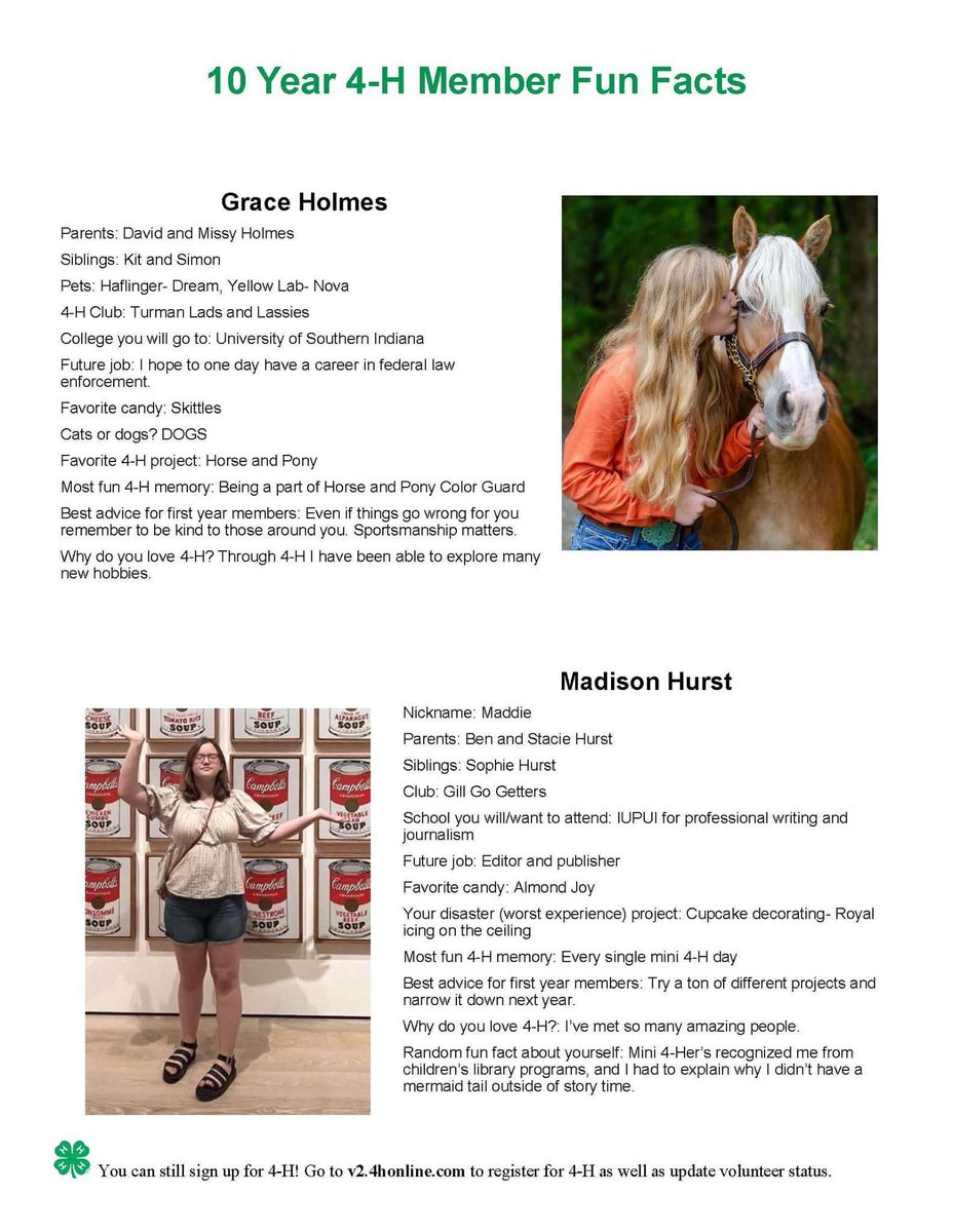 PurdueExtSulli's tweet photo. May issue of Sullivan County 4-H Clover Monthly is out. Here are a few pages to check out https://t.co/hxCz0O7ouj