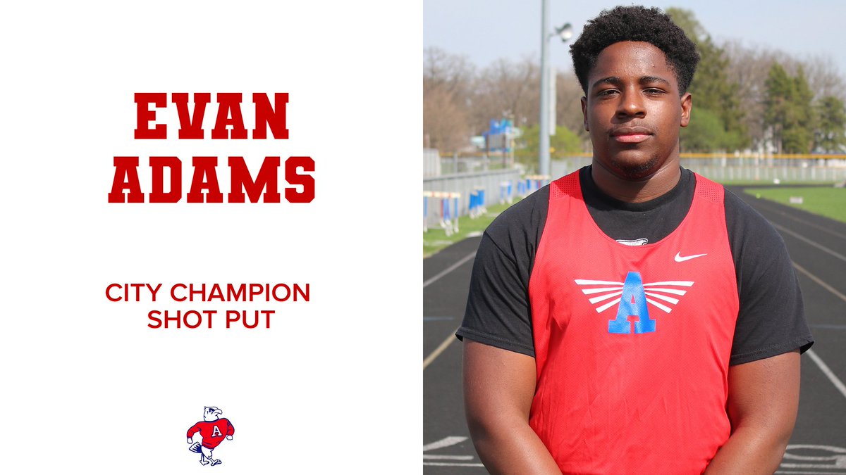 Congratulations to Evan Adams on being the City Champion in Shot Put at the South Bend City Meet. Evan won with a throw of 45’7.5”
Great work Evan!
🏃‍♂️🦅🔴⚪️🔵🏆🥇🏃‍♂️