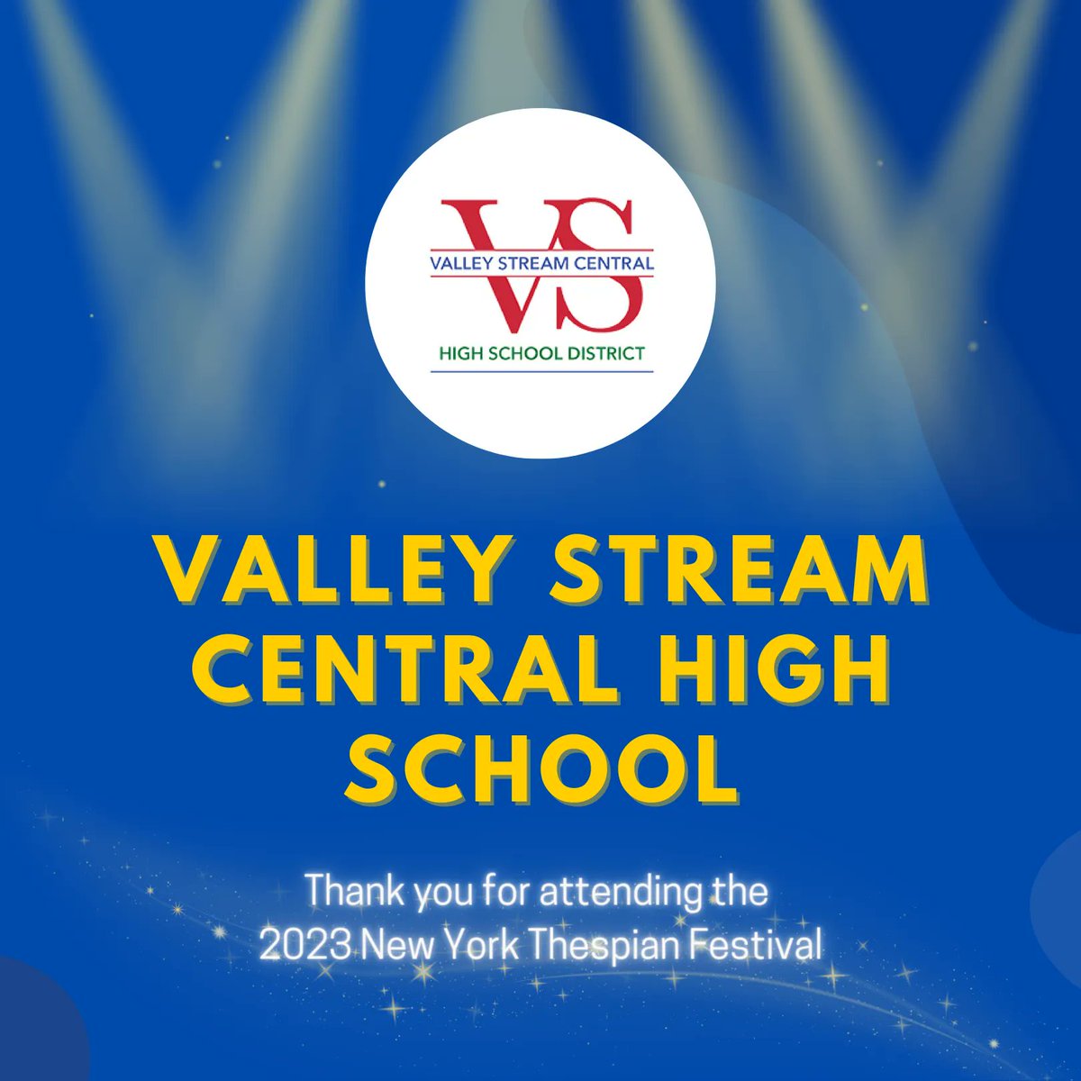 A special shoutout to Valley Stream Central High School for joining us at the 2023 New York Thespian Festival! 🎭 We're excited to see you there! ☺️

#newyorkthespians #nythespians #thespiansociety #thespians #thespian #thespy #NYThespianFestival2023