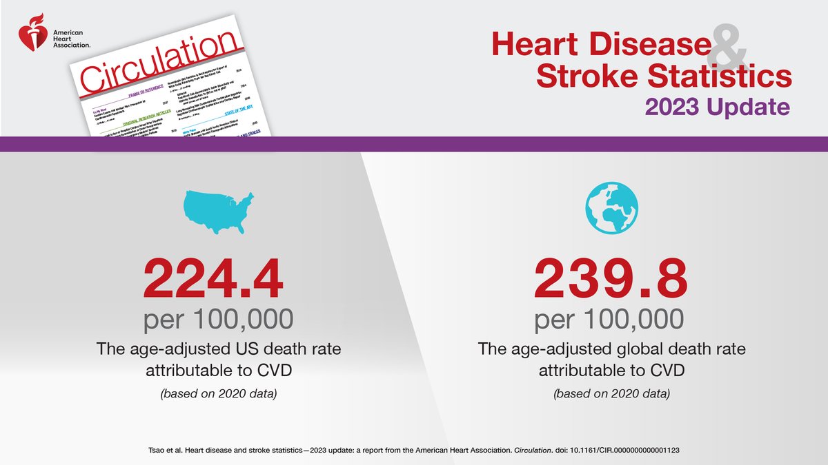 Heart Disease and Stroke Statistics—2023 Update: A Report From the