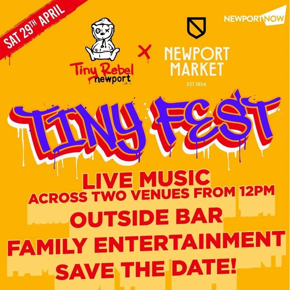 NewportBus's tweet photo. 🎉🚌 Join @NewportMarketUK  and @TinyRebelNpt for a day full of good vibes, live music, face painting, balloon artists, and craft beer. 🍻 Hop on one of our buses and arrive in style for a day you won't forget! #NewportBus #TinyFest #NewportMarket #TinyRebelNewport 🏡🎶🎈🎨 https://t.co/QoA2ITs9VW