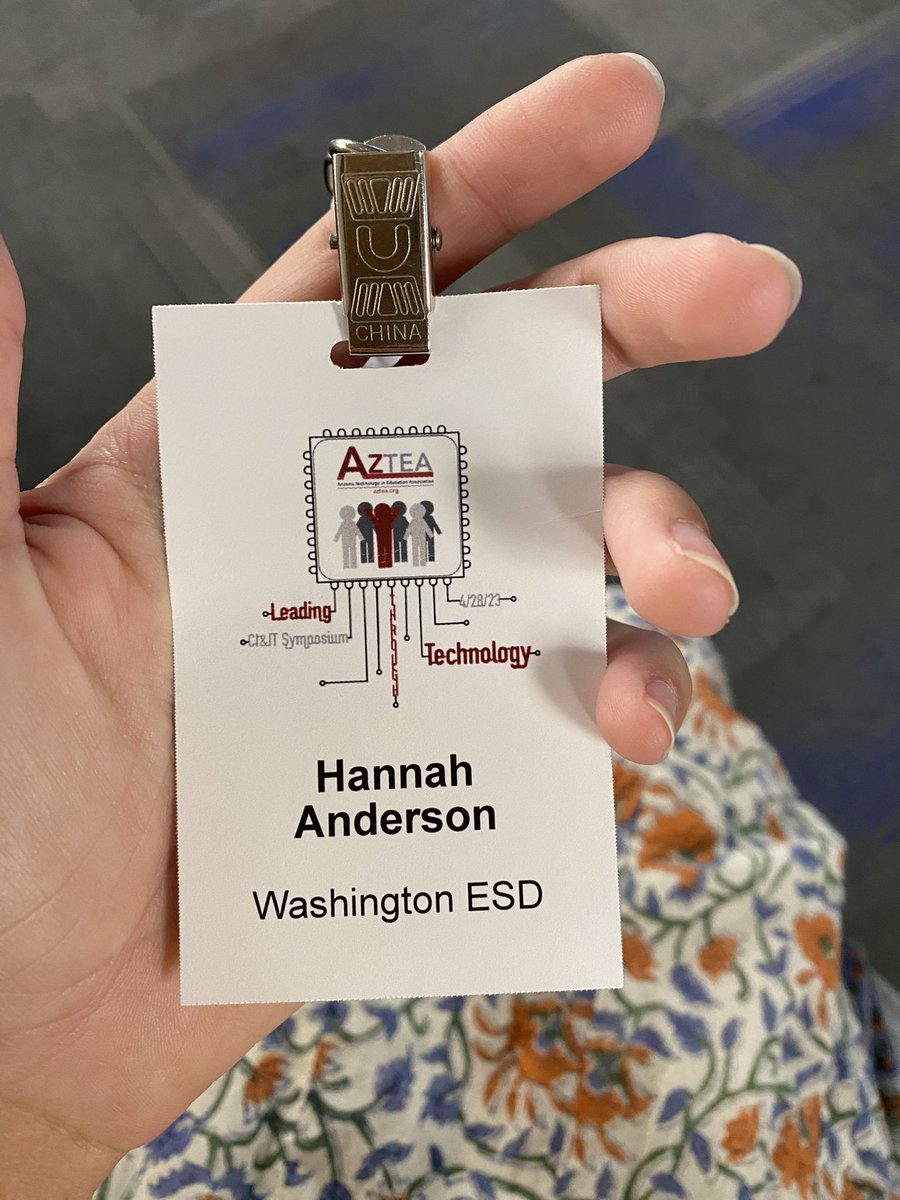 hannahateach's tweet photo. Learning at the AzTEA 2023 CI&IT Symposium today! 😊 #AzTechLeader #learnwithAzTEA #AzTEA https://t.co/t6O7HFwnNY