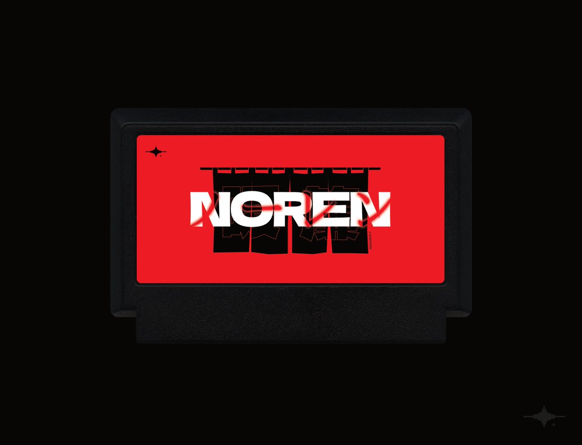 No. 111 ✦ ｢ NOREN ｣  

Cart design for My #Famicase Exhibition 2023. 
--- Hosted by <a href="/meteor_club/">METEOR</a> in Tokyo, Japan.  

🡳🡳🡳