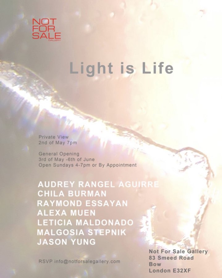 Join us for the private view on Tuesday 2nd May!✨register to the event:

eventbrite.co.uk/e/light-is-lif…
#light #soil #jesuschrist #hackneywick