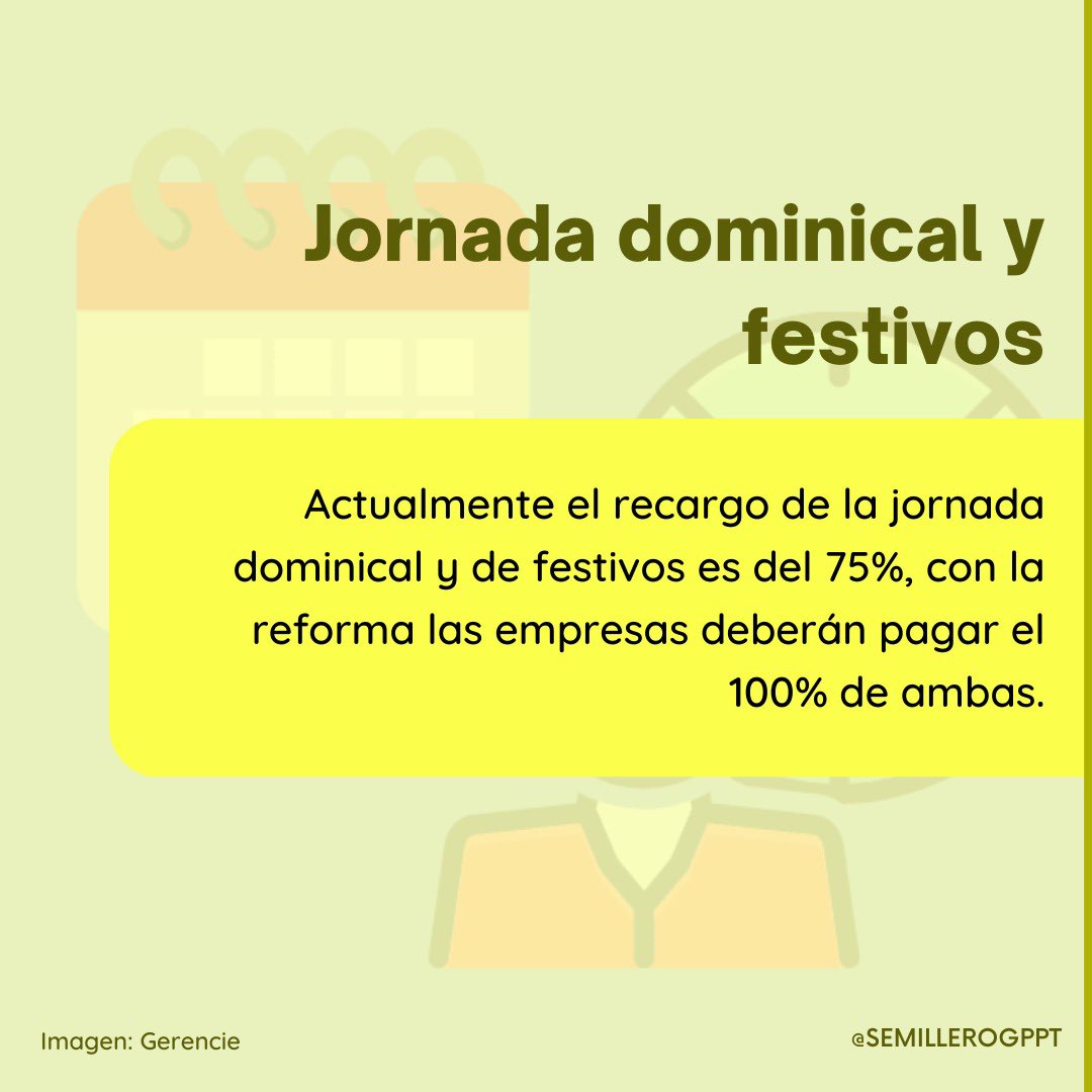 SemilleroGPPT's tweet photo. Hoy venimos a contarles más sobre la reforma laboral, una de las más sonadas en las últimas semanas y que plantea importantes cambios al Código Sustantivo del Trabajo. 💼📑⬇️ https://t.co/20jsA8LkZD