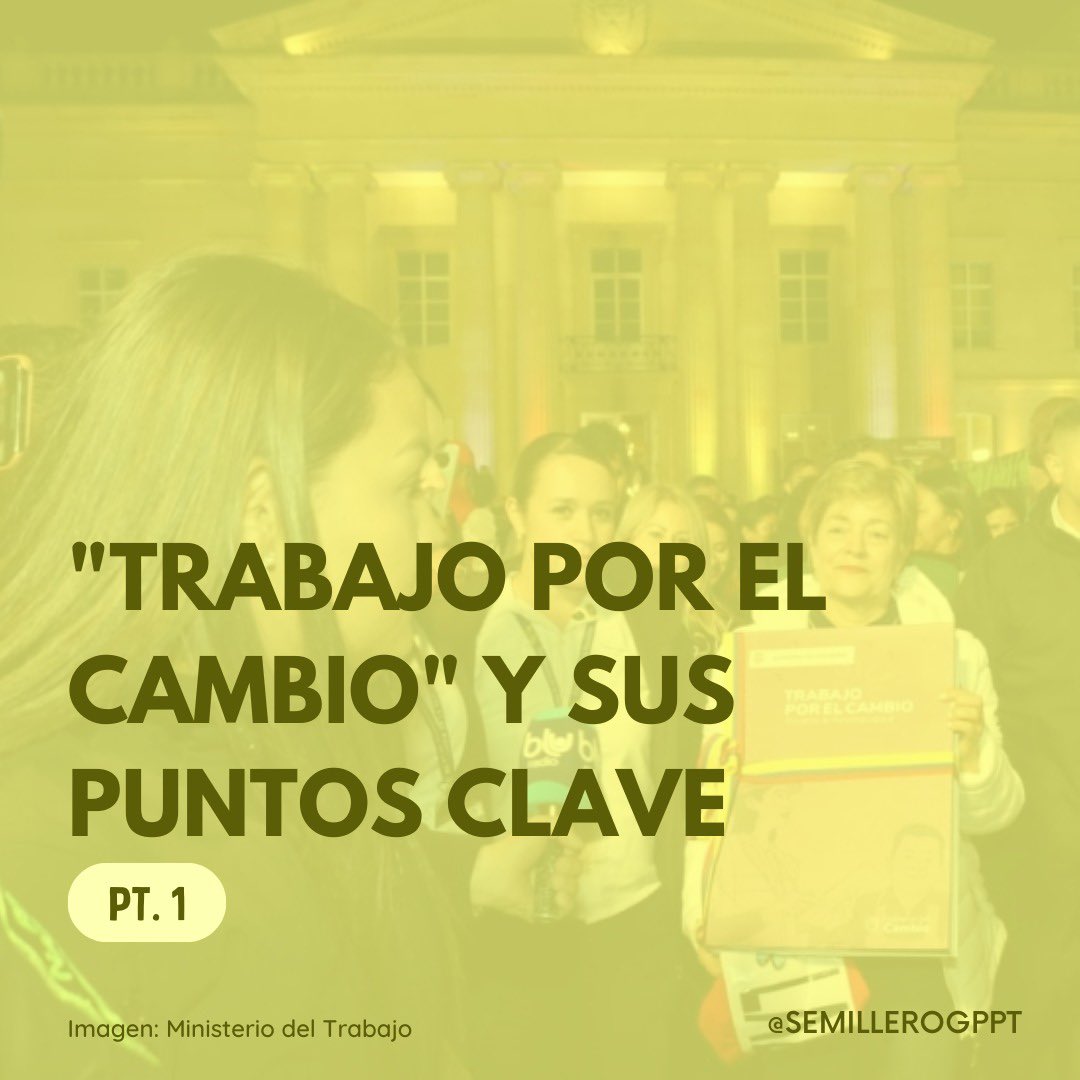 SemilleroGPPT's tweet photo. Hoy venimos a contarles más sobre la reforma laboral, una de las más sonadas en las últimas semanas y que plantea importantes cambios al Código Sustantivo del Trabajo. 💼📑⬇️ https://t.co/20jsA8LkZD