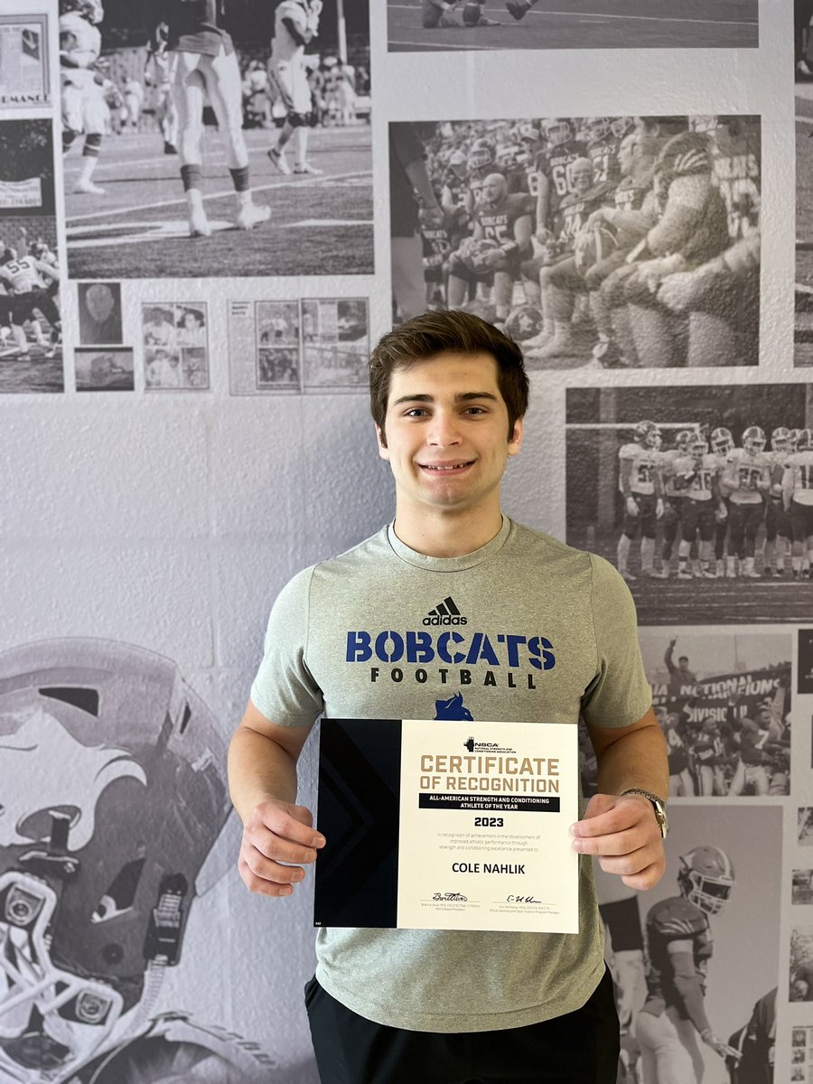 Congrats to our <a href="/NSCA/">NSCA</a> All-American Athlete <a href="/ColeNahlik/">Cole Nahlik</a>! Cole has demonstrated an outstanding work ethic and accountability in the weight room this past year!
