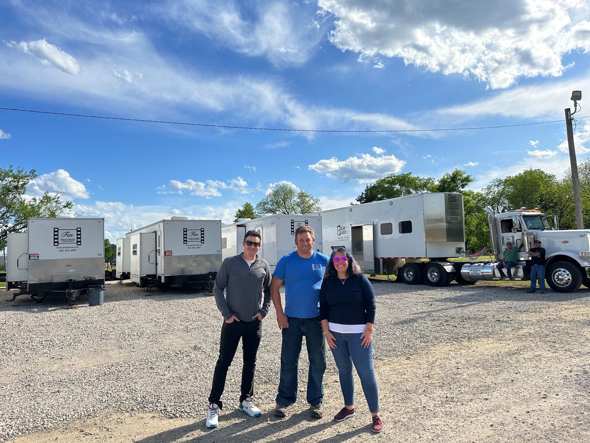 FilmFleet's tweet photo. Meet Justin Clenard! Recently, we took a field trip to Oklahoma to check it out. We met a fantastic group of drivers. Toured first-class equipment. Drove through beautiful countryside.  And…we had the absolute privilege of visiting with Justin and his amazing wife, Mikaela. https://t.co/E4xLoJnL5b