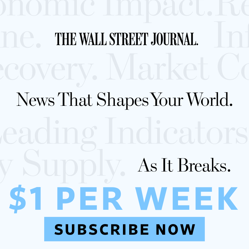 WSJ's tweet photo. Follow the Latest Developments on Inflation, Interest Rates and the Economy.