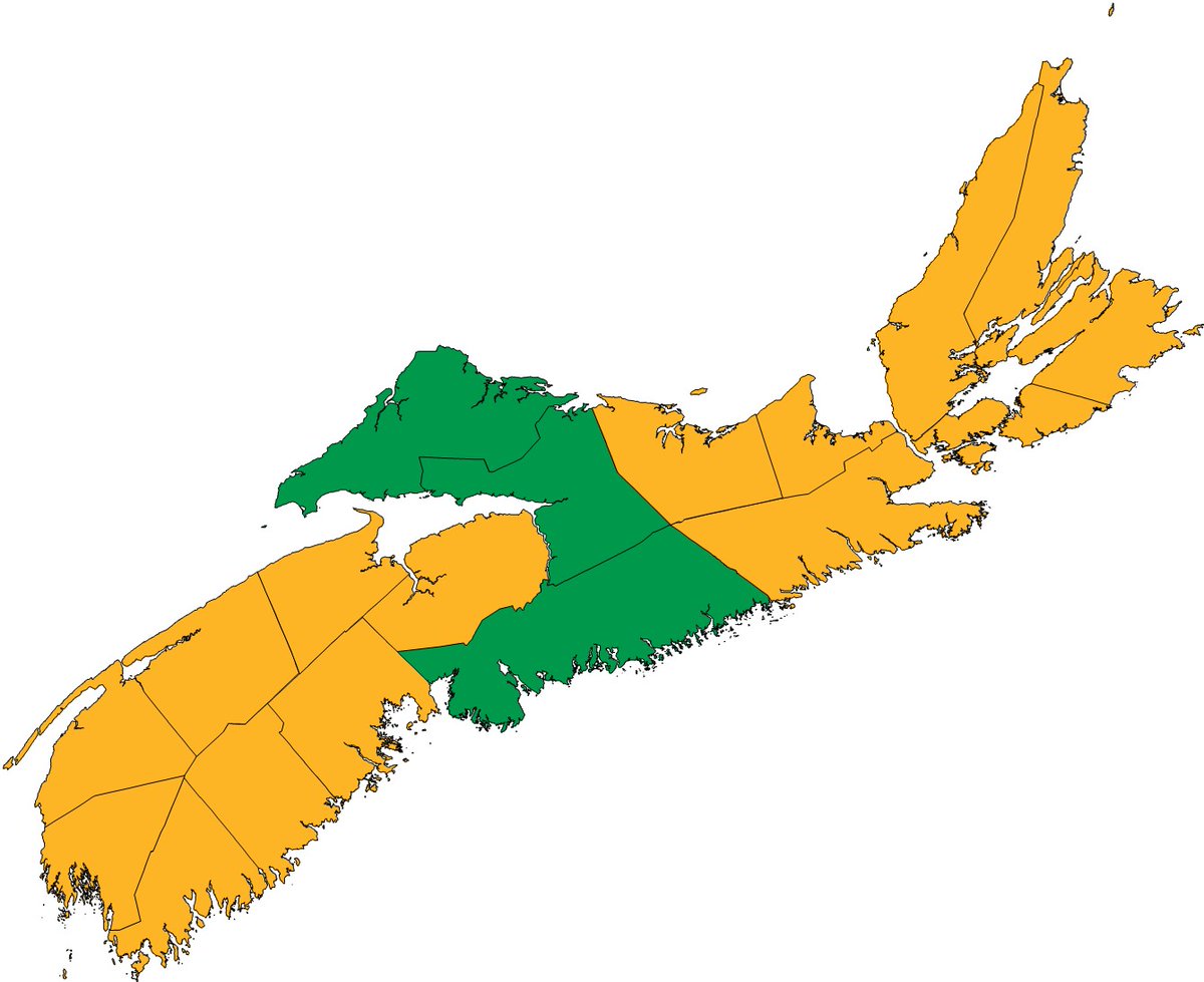 April 28: Burning permitted after 2 p.m. in Halifax, Colchester, and Cumberland county. 

Burning restricted until 7 p.m. in all other counties across the province. 

Check before you burn and know municipal bylaws!   novascotia.ca/burnsafe/