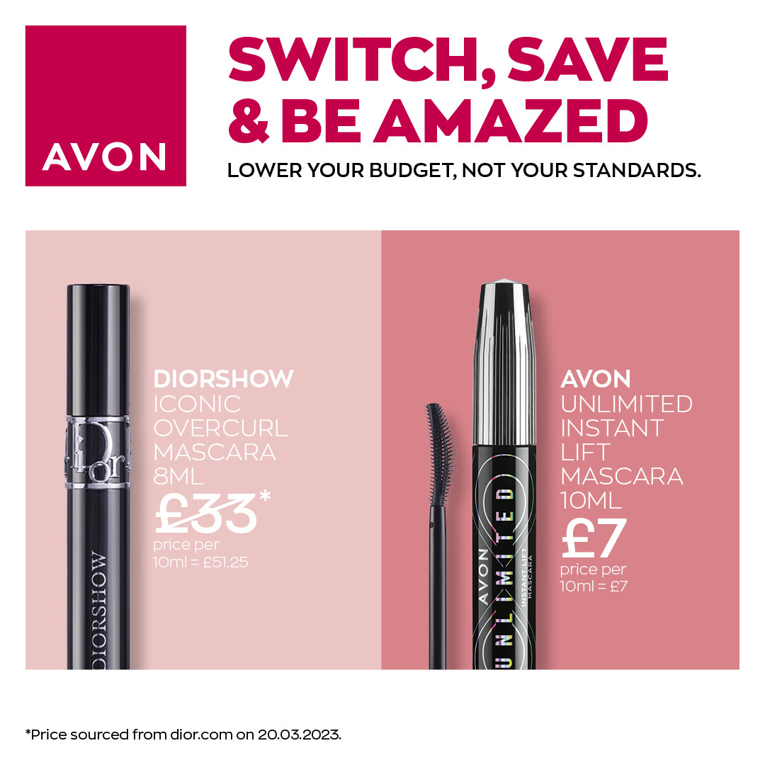 RossCraigAvon's tweet photo. Get up to 6x lash volume** and 4x lift* with the 24-hour hold Unlimited volumising mascara. 

https://t.co/dO9sLDlC2Y

 #Avon #AvonBeauty #AvonMakeUp #Beauty #MakeUp #Mascara #UnlimitedMascara https://t.co/VI4RVNqXkj