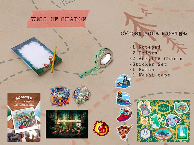 Ahoy, campers!

If you missed our first zine, remember the digital edition is still available in our store ‼️ Plus, you can still get your own physical copy of #HadesSummerCamp with lots of extra goodies 👀🏕️