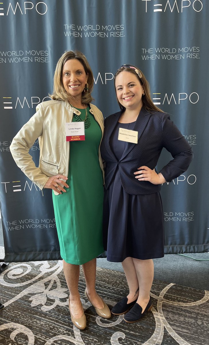 We grow up trying to make our parents proud, but this week I got to be proud of my mom, <a href="/hoganlinda/">Linda Hogan</a> as she became <a href="/TEMPOMilwaukee/">TEMPO</a>’s communications chair!

The org promotes &amp; brings together women leaders, &amp; I feel so blessed to have the world’s best built-in role model ❤️