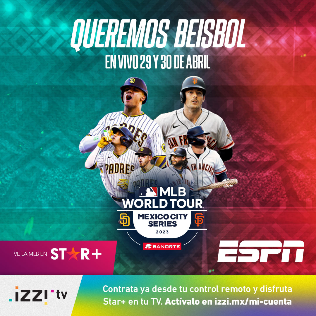El choque de titanes aún no termina y no te puedes perder el desenlace de este encuentro entre Giants vs Padres. Contrata ya Star+ desde tu control remoto y grita ¡Home run! 🎉🏃. #DeportesEnwizzplus 🙌⚾
