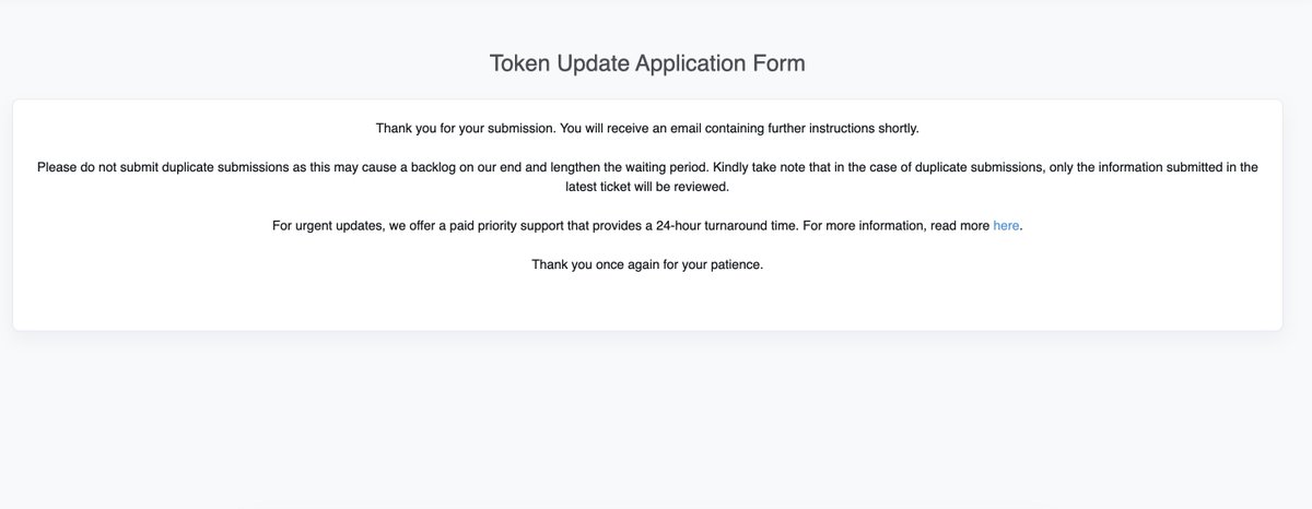SNetworkbsc's tweet photo. We have officially submitted our BSC Scan token update information. https://t.co/BUFkVAZnse