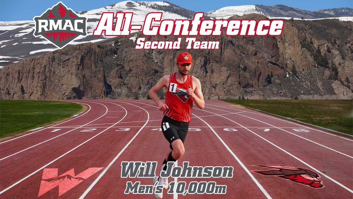 WCUMountaineers's tweet photo. Congratulations to @westerntrack Will Johnson who earned Second Team All-Conference honors in the men's 10,000m today (Apr. 28) at the 2023 RMAC Outdoor Track &amp; Field Championships. #ExcellenceElevated #MountaineerStrong #FearTheNeers #EmbraceTheClimb #7723ft https://t.co/CttZy2xwQ4