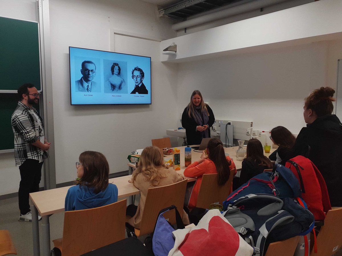 m_sertkan's tweet photo. 🌟 Had a blast hosting 6 brilliant young minds at  #Girlsday! They quickly grasped algorithms, linear &amp; binary search through fun games 🎮, and delved into ML with our cats🐱 vs dogs🐶 challenge! Topped it off with a fab fashion-recommendation game! 💃👗 #GirlsInSTEM #CDLabRecSys https://t.co/n8qxNqiITY