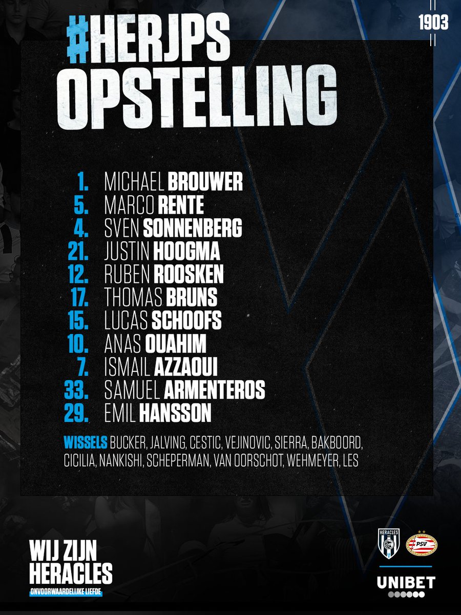 HeraclesAlmelo's tweet photo. 𝗗𝗲 1⃣1⃣ 𝘃𝗮𝗻 𝘃𝗮𝗻𝗮𝘃𝗼𝗻𝗱 🔥
#HERJPS #MissiePromotie #WijZijnHeracles https://t.co/y6ezDDS2KR