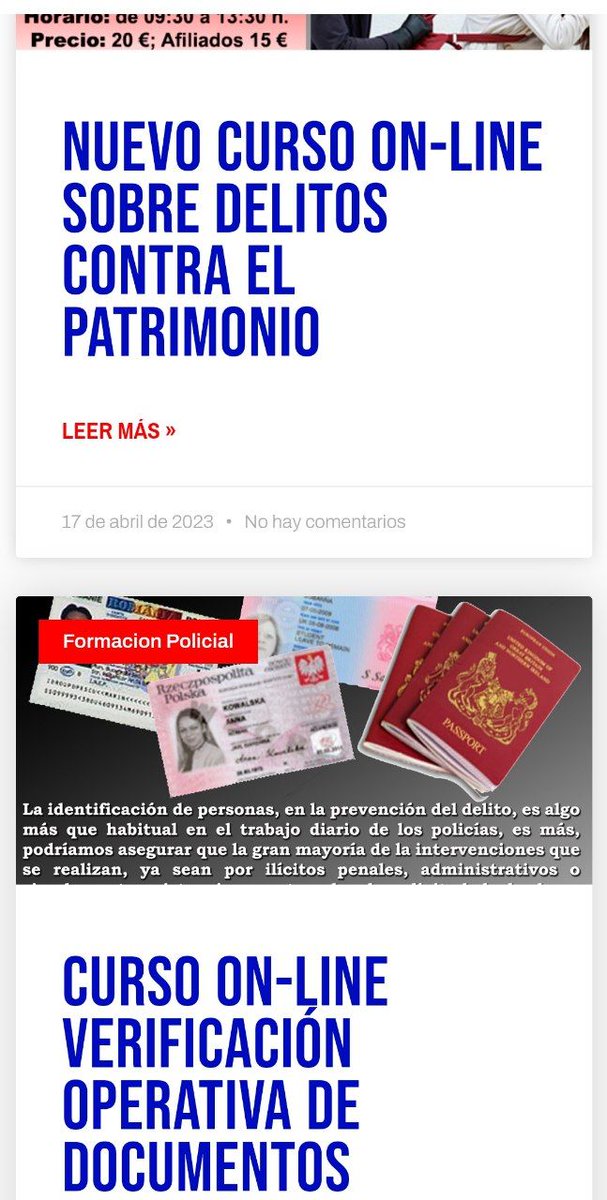 ITEPOL_COM's tweet image. Os dejamos los cursos que están disponibles en nuestra web. Y los próximos que estamos trabajando, el lunes daremos publicidad a uno de ellos. 
Información y dudas en 
formacion@itepol.com

#itepolepviv #itepolformacion #itepol