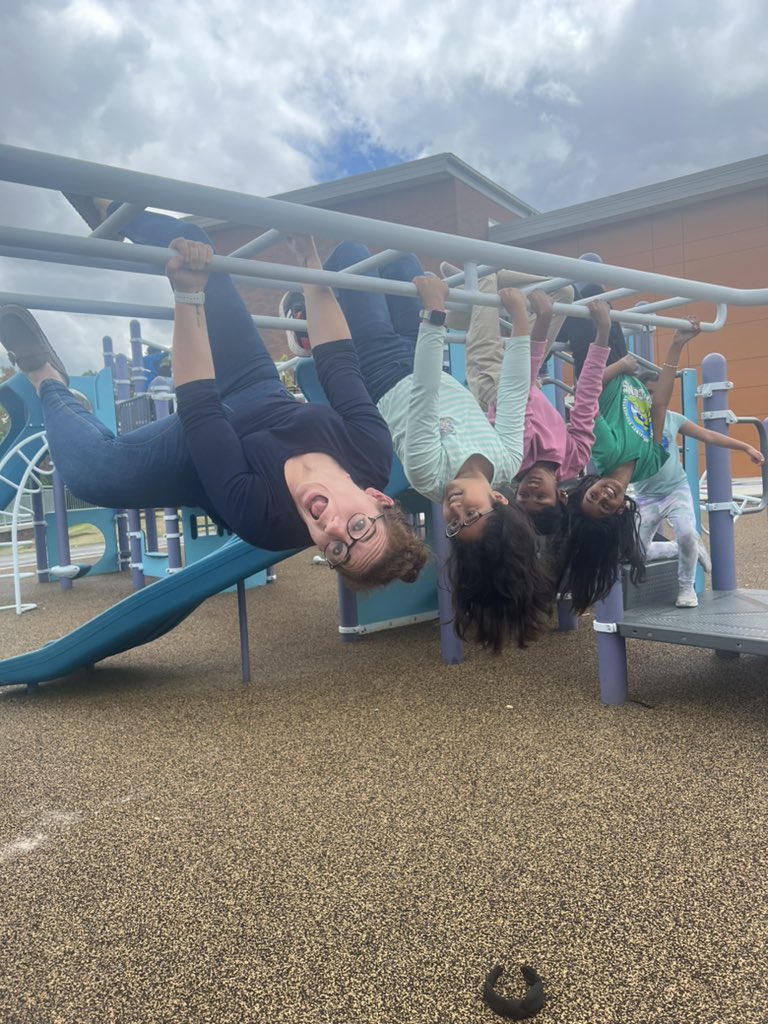 MsHarrison003's tweet photo. Can you spy a third grade teacher  who is happy we can have outdoor recess today? 😎 @GHernandezJr @laura_thanos @FullerMagnetAP #comesoarwithus https://t.co/1PRoWANNg4