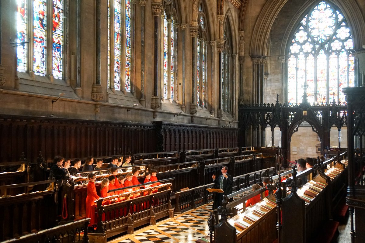 We are having a fantastic first week of services with our new Director of Music, Chris Gray: welcome!

We began with the tranquil polyphony of Palestrina's Missa Papae Marcelli, and we're also preparing some of Handel's Coronation Anthems to mark the Coronation with <a href="/AAMorchestra/">AAM</a>