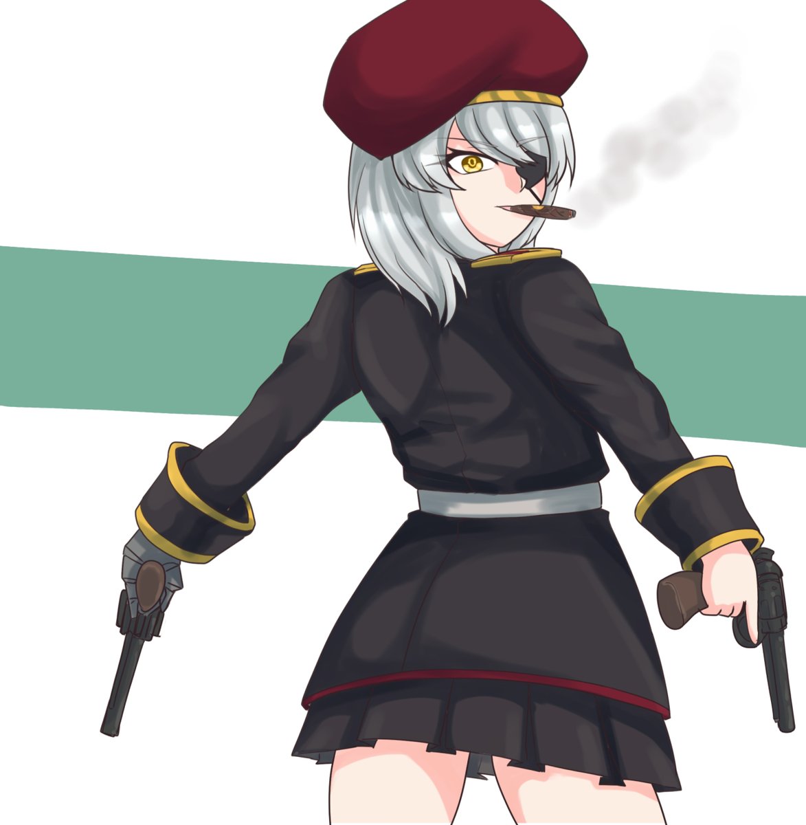 「シュランゲちゃん おっぱいは描いてないけど」|ツチノコ スネークのイラスト
