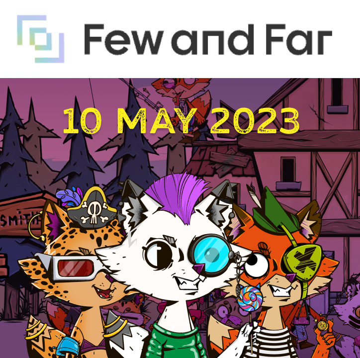 rogues_studio's tweet photo. Get Early Access NOW on @FewandFarNFT

All you need to do is sign up up and join Discord. 

Get Early Access here 👇️
https://t.co/m2PRepXvUb

(you will then mint for 7 NEAR instead of 9 NEAR)

#NEAR #NEARISTHEBOS #NEARNFT #NEARISNOW #Mintingsoon https://t.co/U1HTcoOEyx