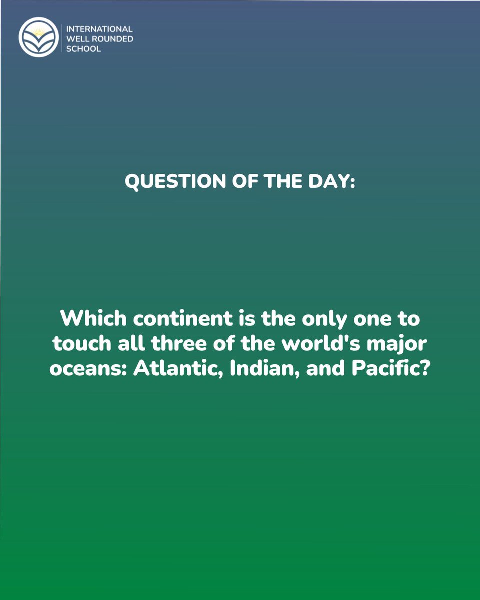 🌍 Daily Trivia Question 🌍

Can you answer today's geography question? 🤔

Comment your answer below and learn more about the fascinating world we live in! 🌎 #DailyTrivia #GeographyTrivia #OnlineLearning