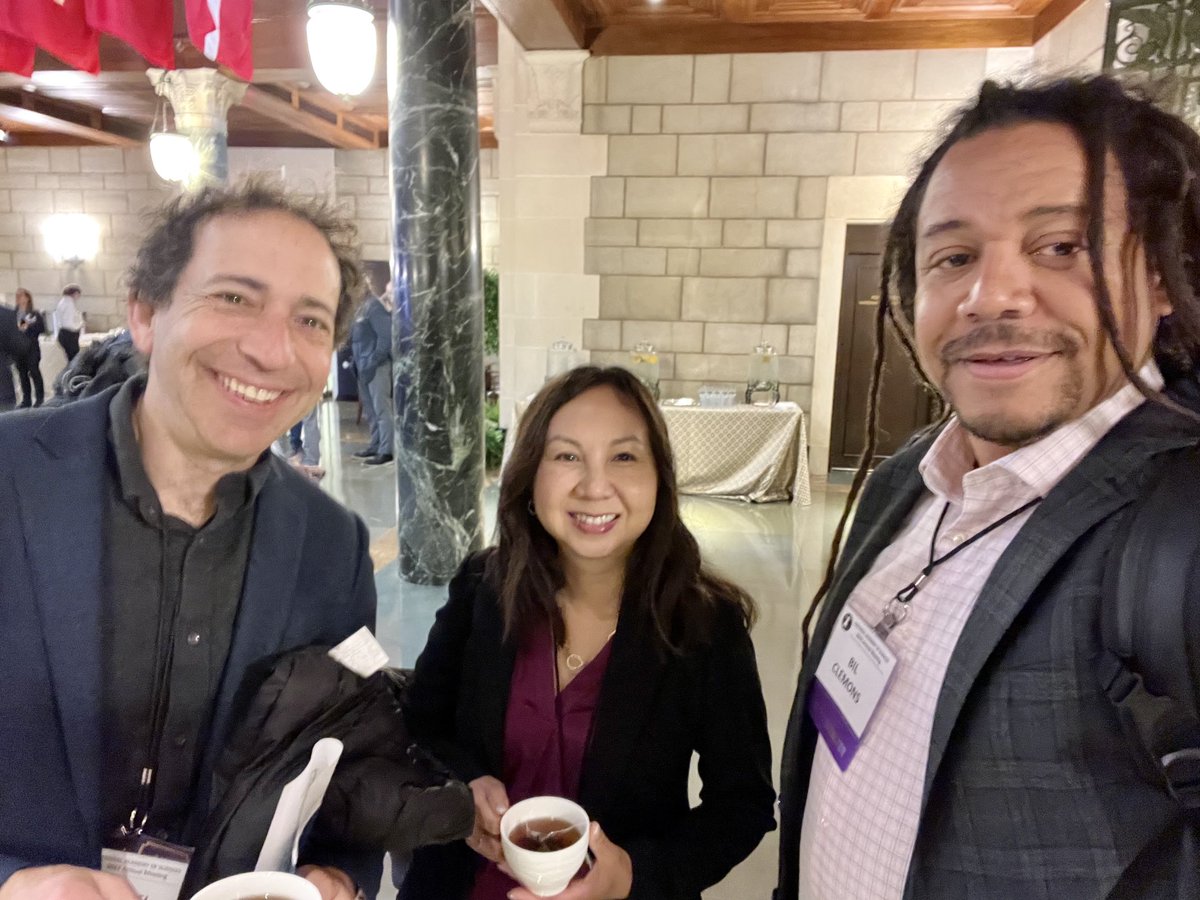 ⁦@Caltech⁩ colleagues waiting to get inducted into ⁦@theNASciences⁩ #NAS160. Watch the signing ceremony live nasonline.swoogo.com/nas160_ceremon…