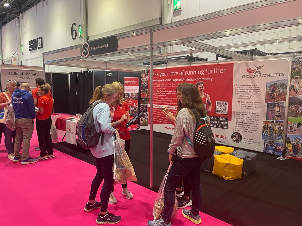 runbritain's tweet image. runbritain is now part of England Athletics and we were at the London Marathon Expo last week meeting lots of you ahead of the London Marathon. 

Be great to hear how you all got on, so why not share your story and successes now you have had time to recover...well mostly recover!