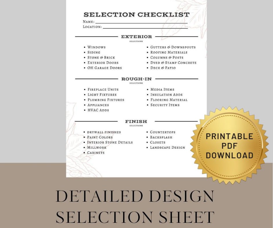 JoJoGraceDesign's tweet photo. Are you in the process of designing your dream home? Made for #designers or #DIY owners, my #Home #Design #Checklist and design packages are sure to make the process smooth and more enjoyable. Check out my Etsy store now to see all that I have to offer!

https://t.co/fhBKIHvhKy https://t.co/6dO4Pmls9g
