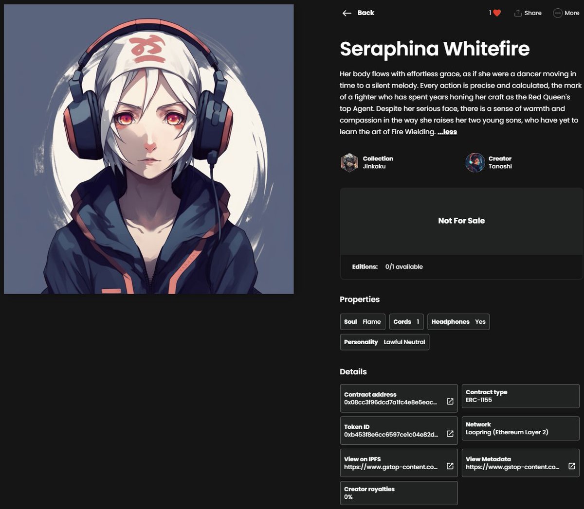 I have been giving these GSMP 1/1s with 0% royalties away, randomly.

For today, it's twitter picker time!

Just retweet this and leave your L2 ETH address in the comments, and you're in. Idc if you follow.

Will pick in 5 hours.