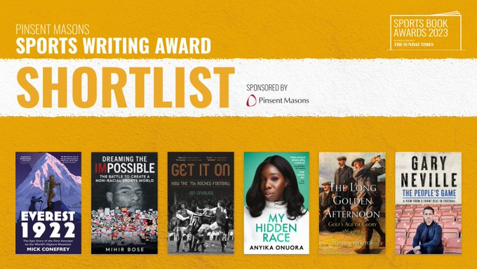 Delighted to announce that Get It On: How The '70s Rocked Football has been shortlisted for the @sportsbookaward 2023, which means I'll be going toe to toe with Gary Neville!! Exciting times..... #SBA23 #ReadingForSport