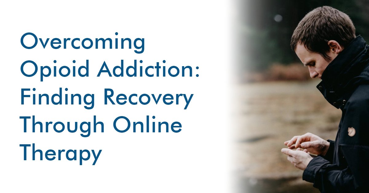 It's time to break the cycle of opioid addiction. Our latest piece discusses how online therapy can help you manage your addiction and find a path to recovery. Read our blog and start your journey towards healing. 🚶‍♂️ bit.ly/3Vcp2gE #OpioidAddiction #OnlineTherapy