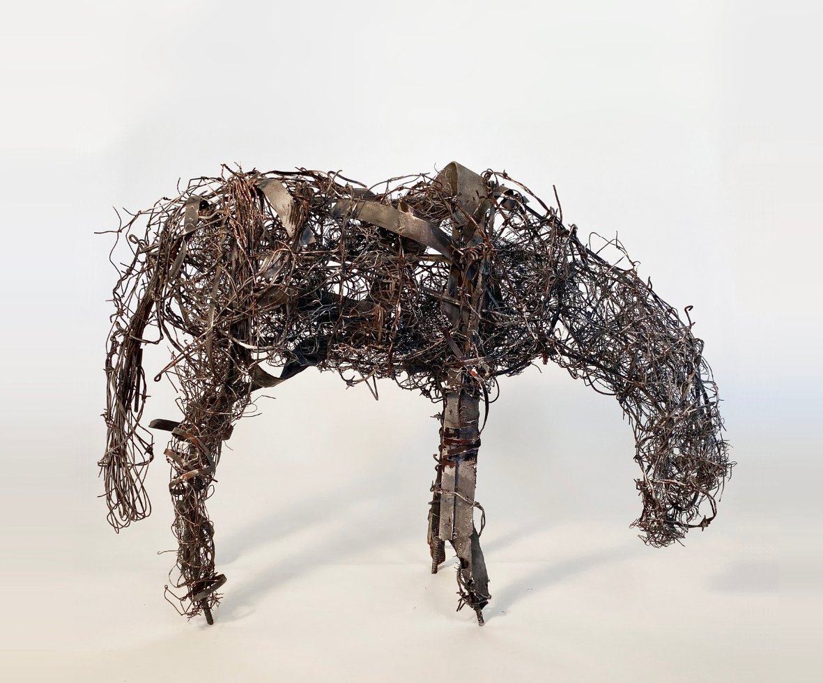 Poesia_boreal's tweet photo. "Crystal" (1980), de Deborah Butterfield (Estados Unidos 🇺🇸, 1949).
#Arte #Escultura #DeborahButterfield https://t.co/mMONUOA7aZ