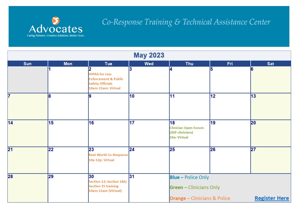 Check out our May Training Calendar!
 
We have added a new Section 12/18A/35 Training. It will break down what each section entails, how to complete one, and when it is appropriate to do so. 

Register below:
app.smartsheet.com/b/form/55dded5…