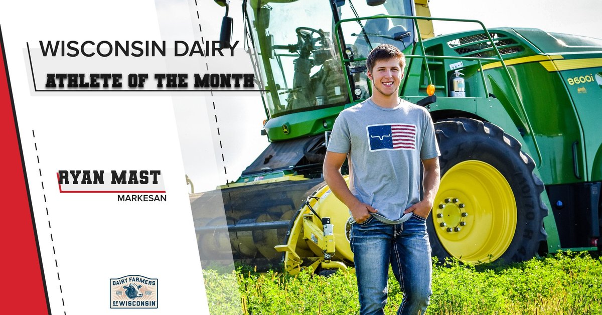 on Twitter "Wisconsin Dairy Athlete of the Month Ryan