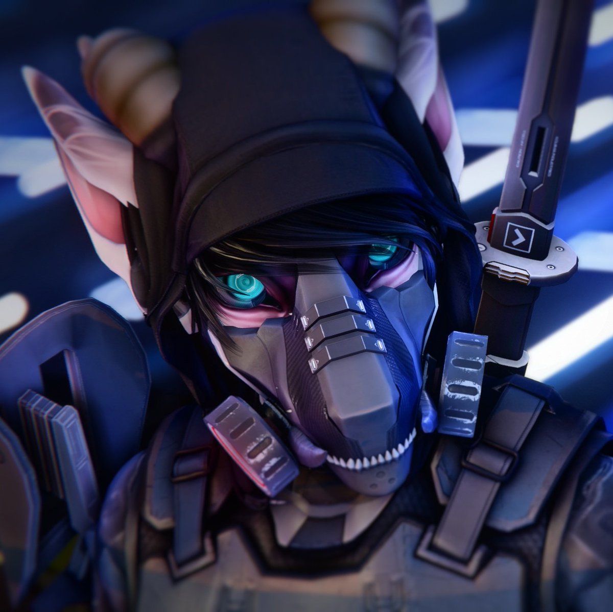 Cyberninja headshot

#secondlife #furry #slfurry #furryartwork