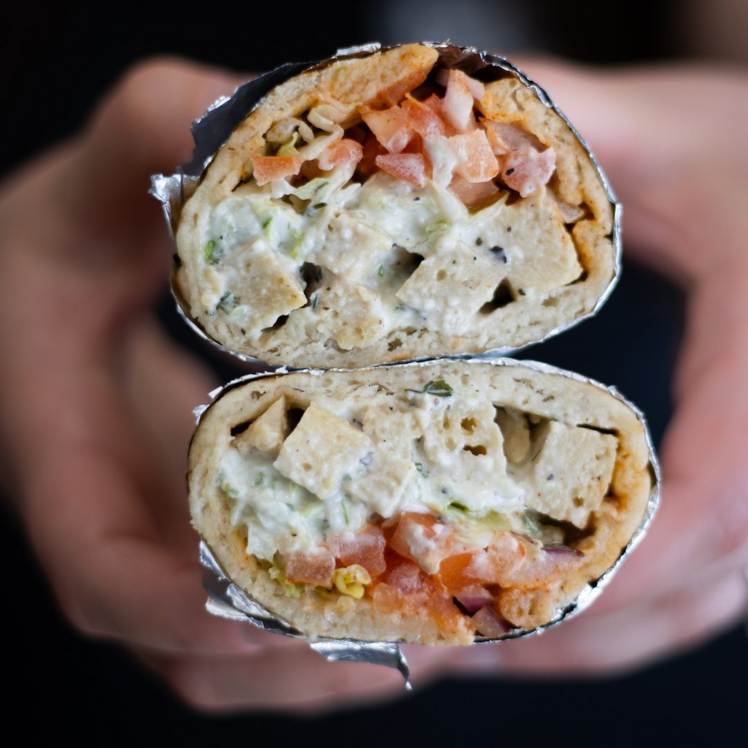 oddburger's tweet photo. An inside view of our chickUn souvlaki. Who loves our vegan tzatziki sauce? π
#torontovegan #londonvegan #windsorfood #windsorvegan #vaughanfood #vaughanvegan #hamiltonvegan #waterloovegan #whitbyfood #whitbyvegan #bramptonfood #bramptonvegan #calgaryfood #calgaryvegan https://t.co/QM4Z2wWFOi