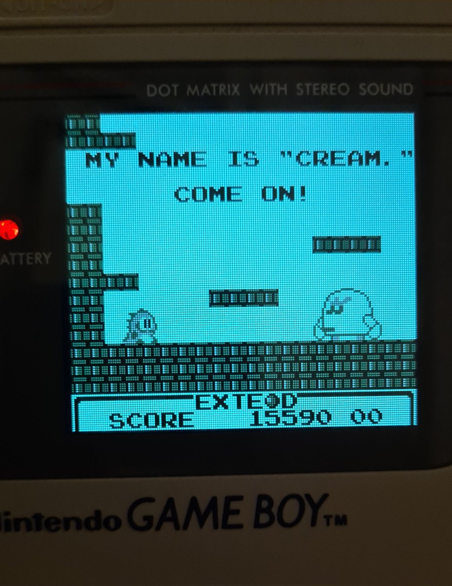 Bubble Bobble - Gameboy. Not for the lactose intolerant.