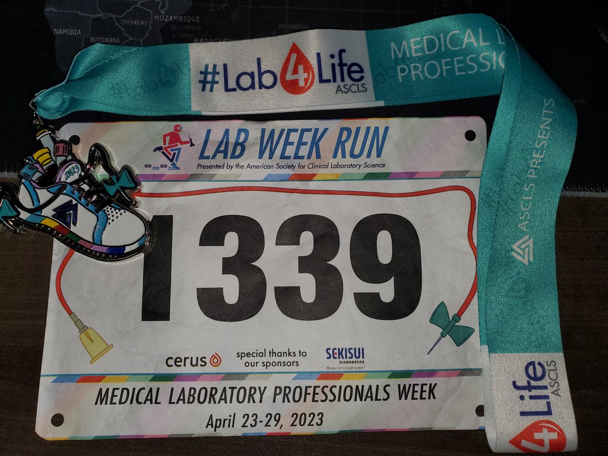 #Lab4Life #Labvocate #IamASCLS #LabWeekRun