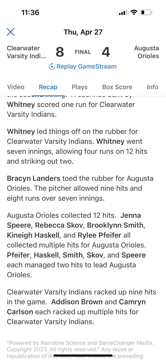 Augusta Softball tweet media