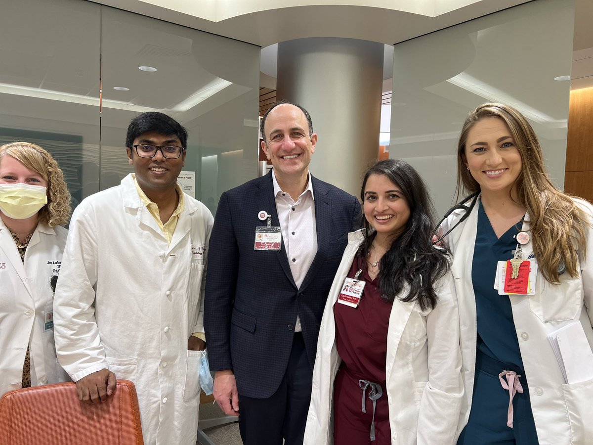 TheSakMD's tweet photo. Humbled to have learned from the legend himself! Not only the world's IBD expert but the best teacher for fellows! 

Thank you for everything you do Dr. Rubin and I am looking forward to working with you again! @IBDMD 

Thankful to @CrohnsColitisFn and @UChicago @UNM for this opp https://t.co/ZwYKPcbwNu