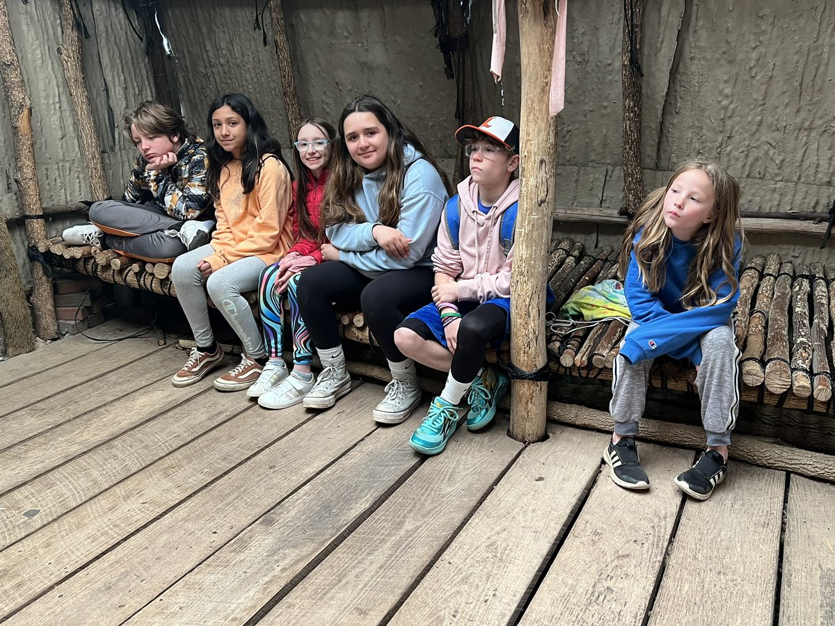 Learning some important Native American skills today! Here we are <a href="/GlenviewPkDist/">GlenviewParkDistrict</a> trying to make fires and grind corn. #d70shinyapple #d70cougars