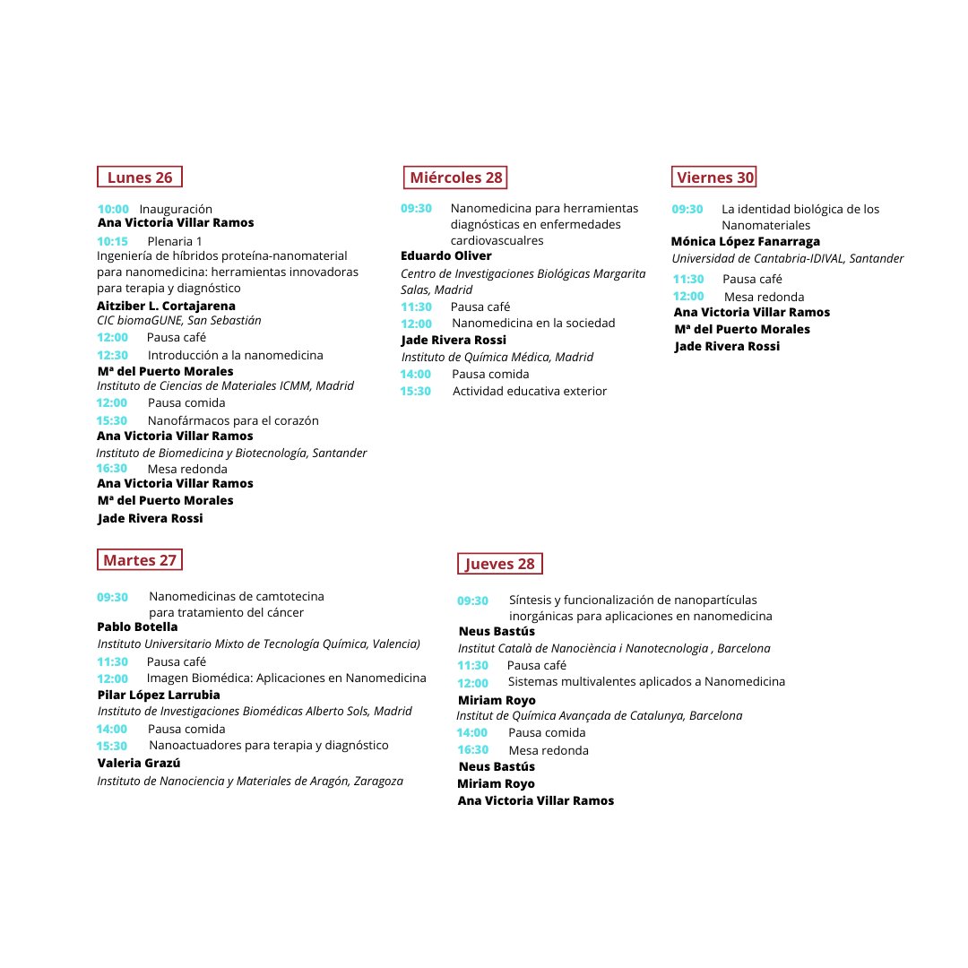 Nanomed_CSIC's tweet photo. ¿Estás en tus primeros años de doctorado? ¿Te apasiona la #Nanomedicina y tienes una vinculación laboral con uno de los grupos de @Nanomed_CSIC? ¡Anímate! Tenemos 10 ayudas económicas para realizar  la Escuela Nanomed-CSIC que hacemos junto con la @UIMP
👉https://t.co/f8rs0KCbwl https://t.co/9kZvHAKYf6