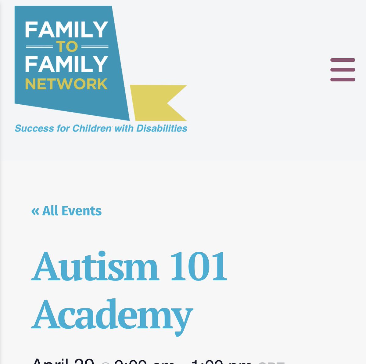 Listen to”Promoting Advocacy - Family to Family - Part 2" at  buzzsprout.com/1491928/127394… and check out their Autism 101 Academy at f2fn.org